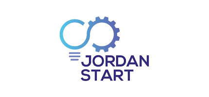 Logo of the "Jordan Start" business incubator, a client of IMPRESSIONS Digital Marketing Agency in Jordan.